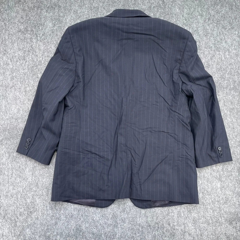 Brooks Brothers Blazer 346 Mens 42S Navy Pinstripe Wool Stretch Sport
